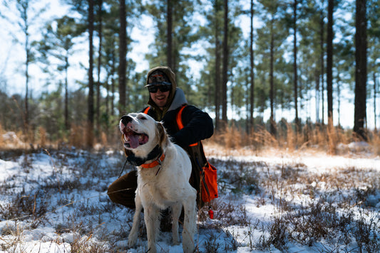 Snow Hunt at Gibbons Farm in Febuary